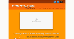 Desktop Screenshot of frontlinesmanila.com